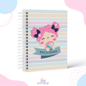 Caderno Signos Cute Personalizado